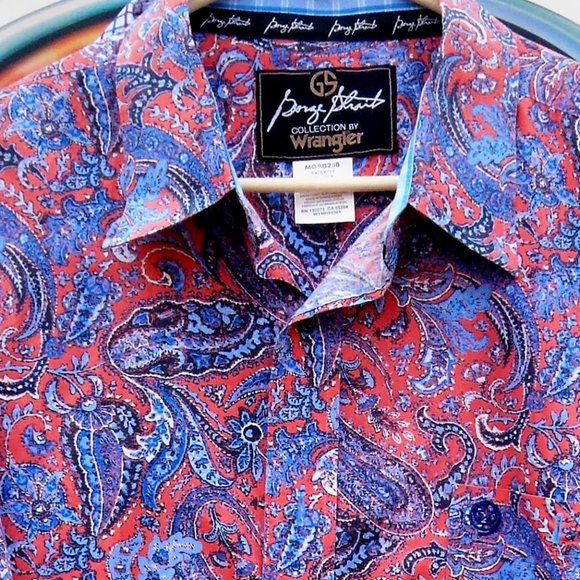 George Strait Wrangler button down 3XL